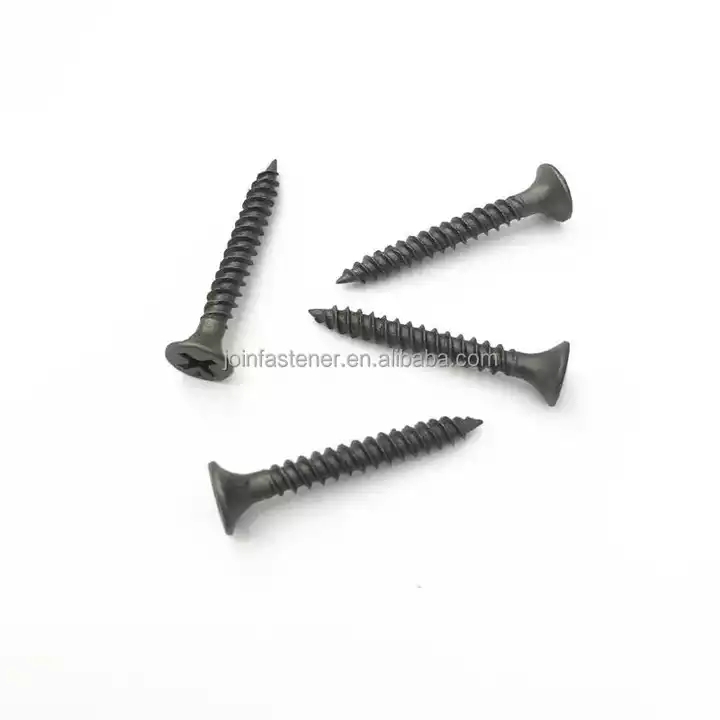 Dry Wall Screw Factory Stainless Steel Flat Bugle Head Gypsum Self Tapping Drywall Screw Black Phosphated