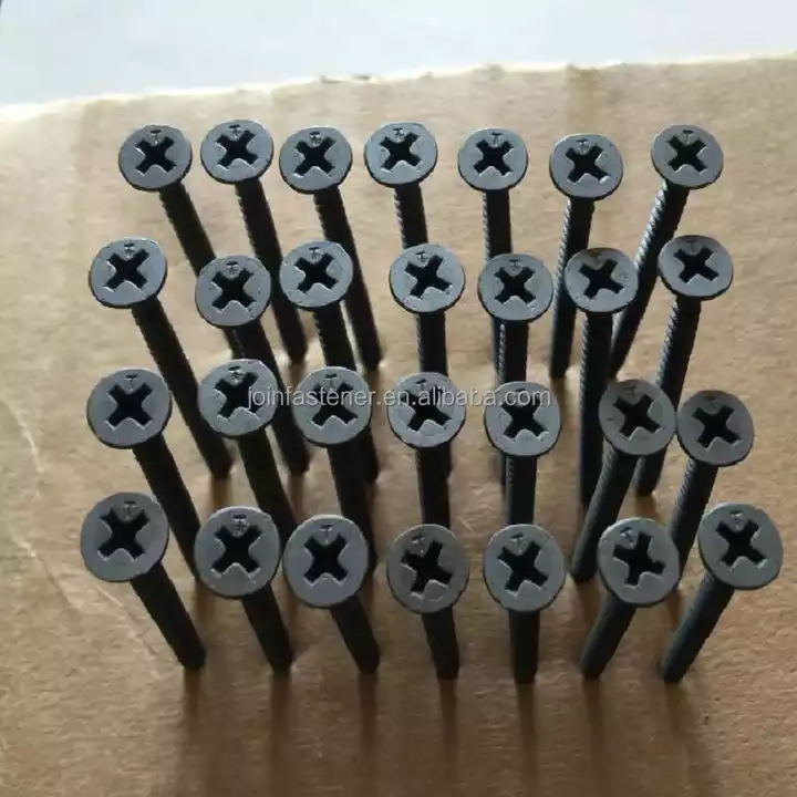 Join Self Tapping Screw With Price, Fine/Coarse Thread Black Phosphate Bugle Head Gypsum Board Tornillos Drywall Screw