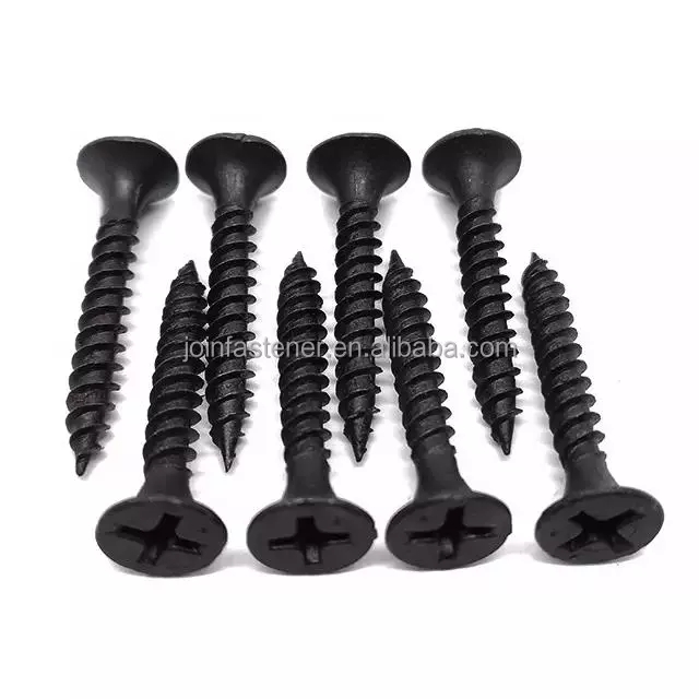 Good Quality Black Self Tapping Phosphating Drywall Screws With Bugle Head Table Screws For Drywall