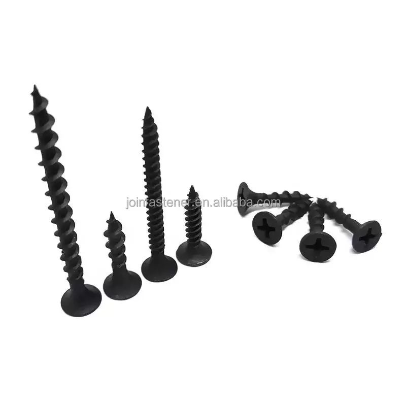 Factory Wholesale Black Self Tapping Phosphating Drywall Screws With Bugle Head